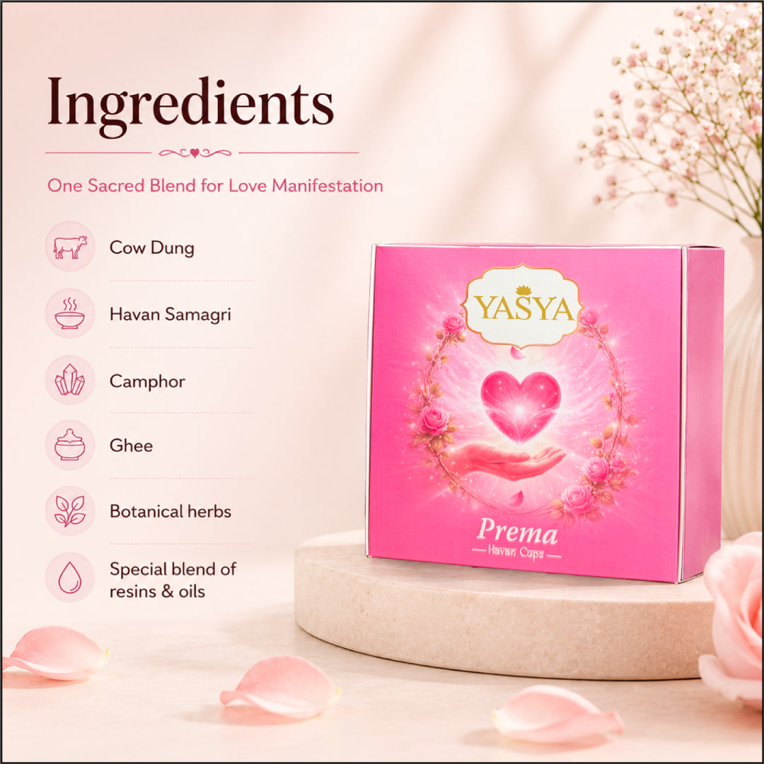 Prema — Love Manifestation Havan Cups