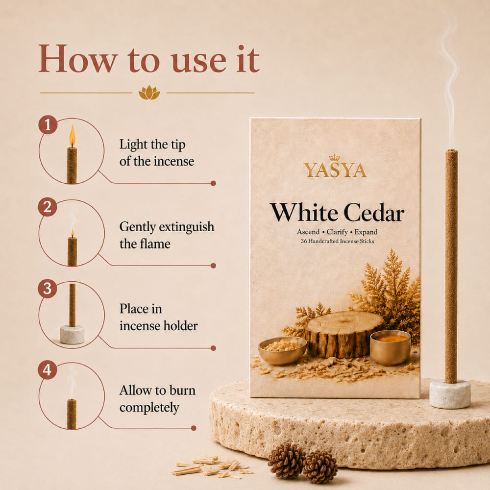 White Cedar — Bambooless Incense