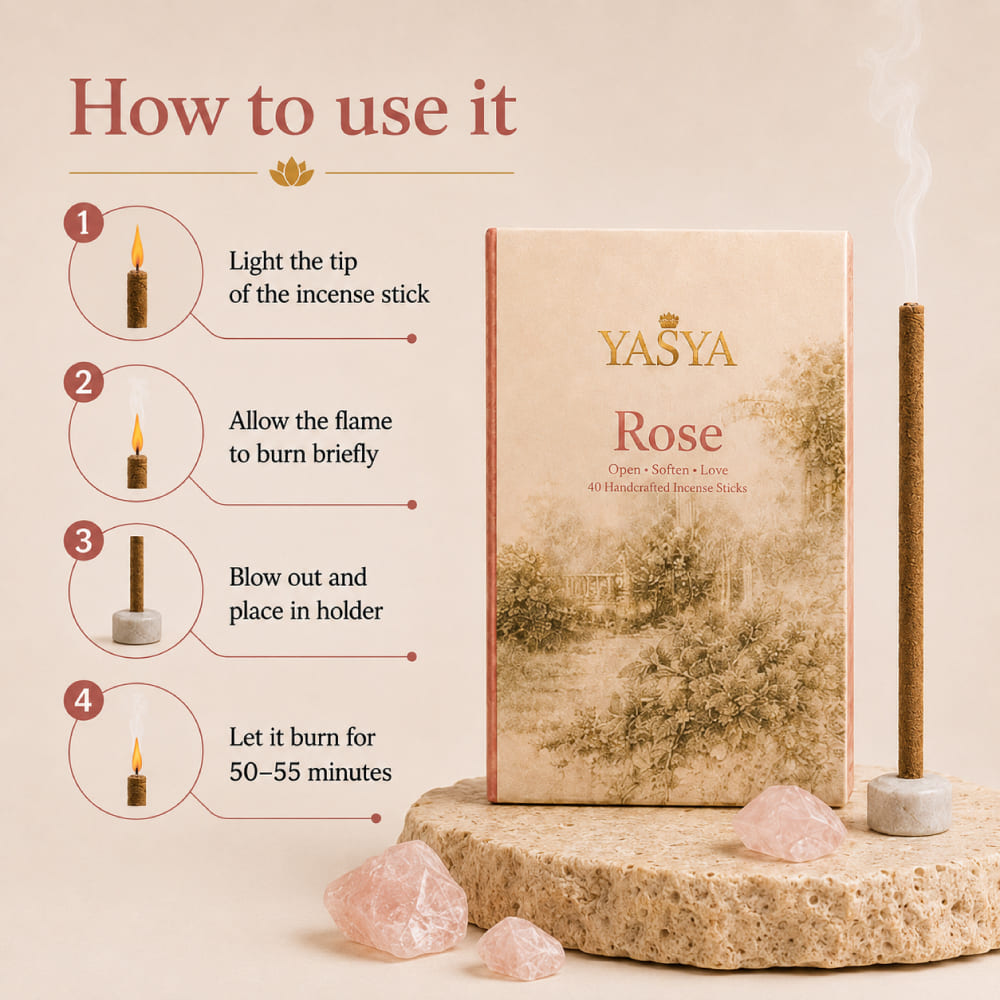 Rose — Bambooless Incense