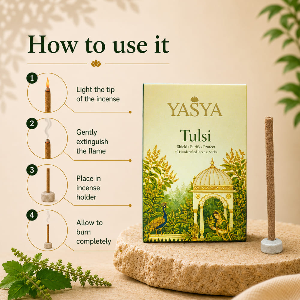 Sacred Tulsi — Bambooless Incense