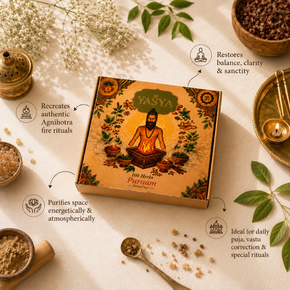 108 Herbs "Purnam" Havan Cups