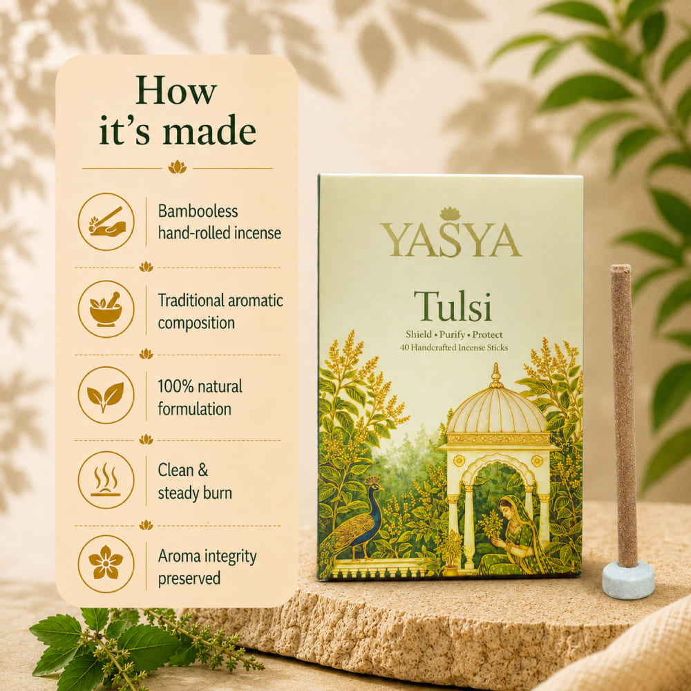 Sacred Tulsi — Bambooless Incense