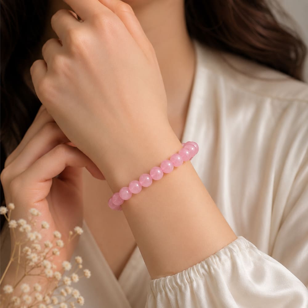 Rose Quartz Bracelet Secondary image