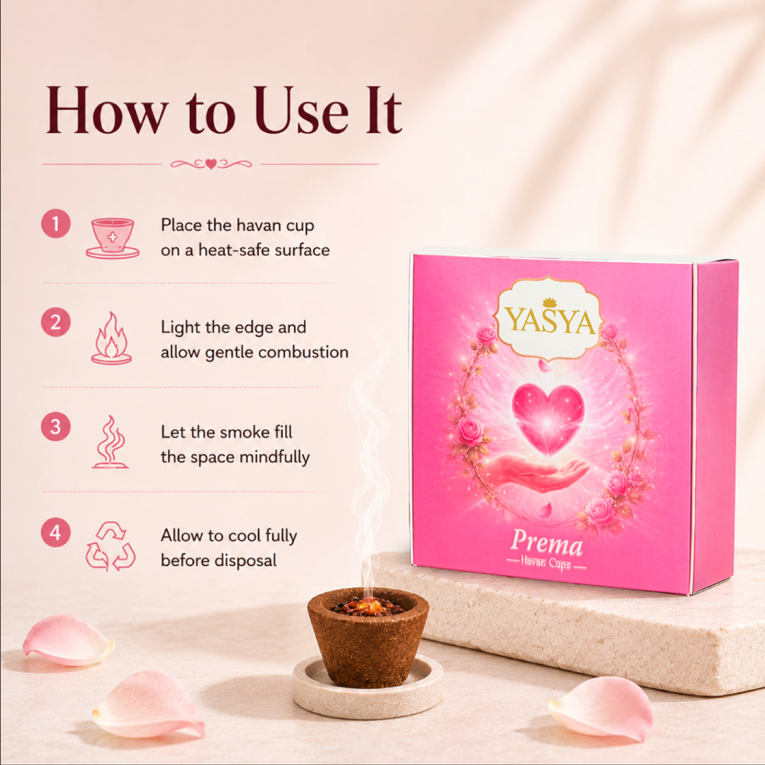 Prema — Love Manifestation Havan Cups